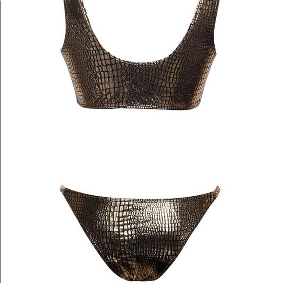 Gold Chain Bikini Set - Picture 3 of 4